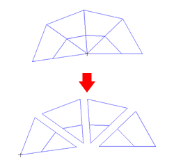 展開点の異なる展開図の作成2