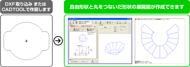 任意形状と丸コマンド