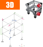 フレーム構造計算3D