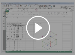 CADTOOLフレーム構造解析12 新機能動画「計算結果と材料一覧表のエクセル出力機能」