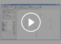 CADTOOLフレーム構造解析12 新機能動画「部材色わけ表示機能」