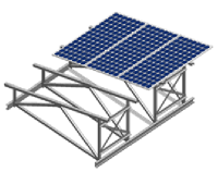太陽光架台イメージ図