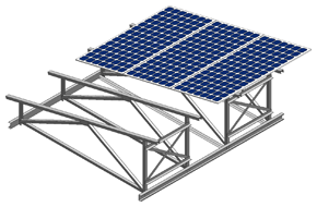 太陽光　架台イメージ
