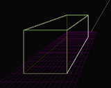 一消点透視図